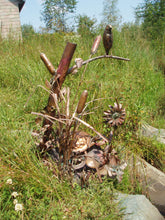 Load image into Gallery viewer, Handcrafted Large Copper Metal "Turtle and Friends" Sculpture