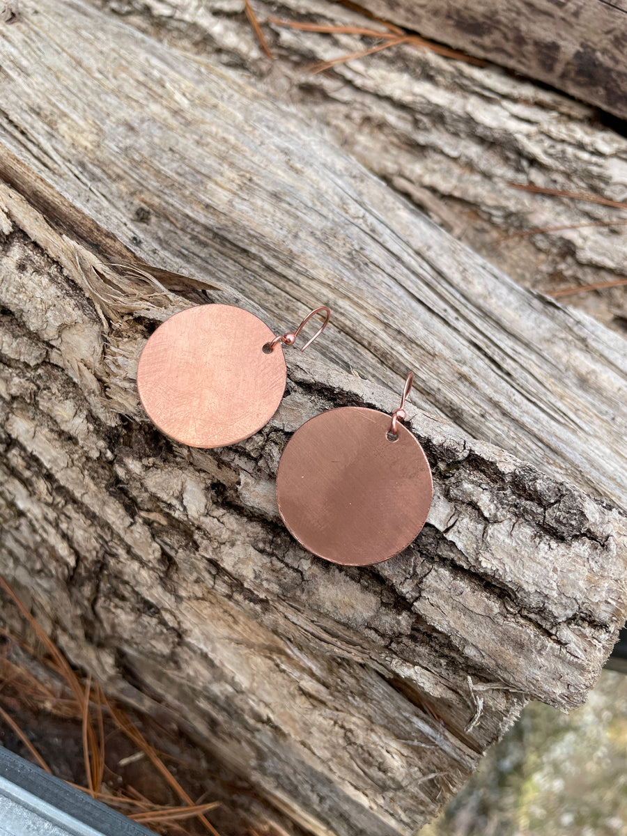 Copper Earrings Vermont Copper Inc 9407