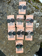 Load image into Gallery viewer, NEW!! Collection of Wavy Black Earrings (Fort Ethan Allen Copper)