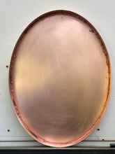 Load image into Gallery viewer, Custom Round/Oval Copper Tray