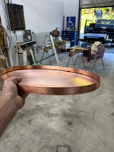 Load image into Gallery viewer, Custom Round/Oval Copper Tray