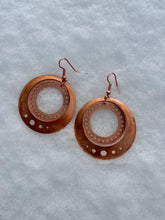 Load image into Gallery viewer, Circular Dangle Earrings