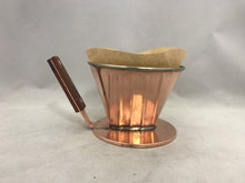 Load image into Gallery viewer, coffee pour over, coffee, copper, hand made, tea