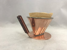 Load image into Gallery viewer, coffee pour over, coffee, copper, hand made, tea