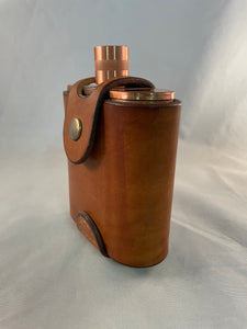 Brown Leather Flask