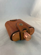 Load image into Gallery viewer, Brown Leather Flask