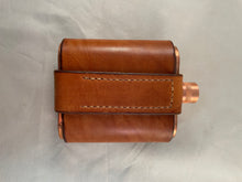 Load image into Gallery viewer, Brown Leather Flask