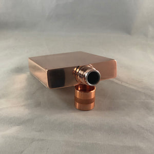 The Gentleman's Square Copper Flask