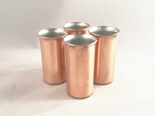 The Simple Man's Copper Shot Glasses