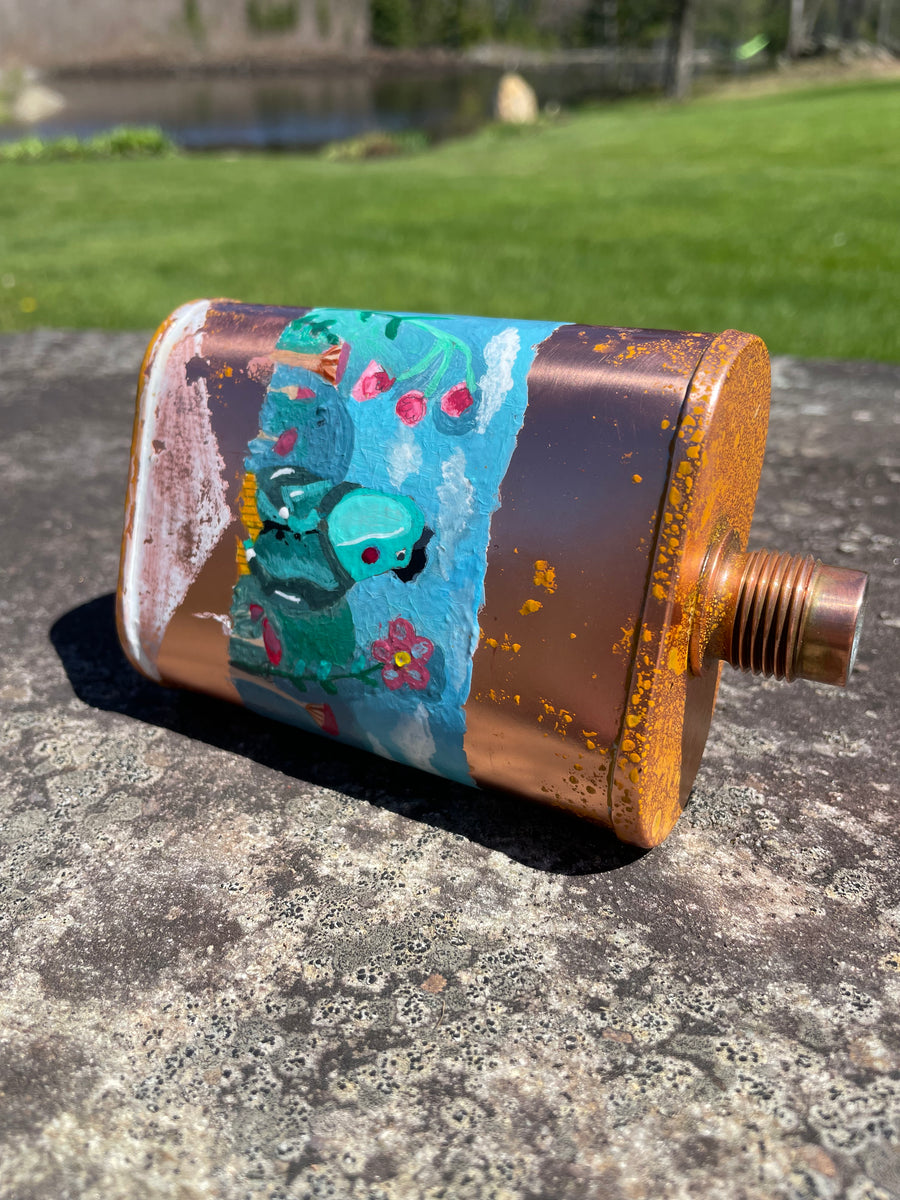 Painted Artwork Flask Collection – Vermont Copper Inc.