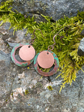 Load image into Gallery viewer, Patina Earrings with Copper(3 options)
